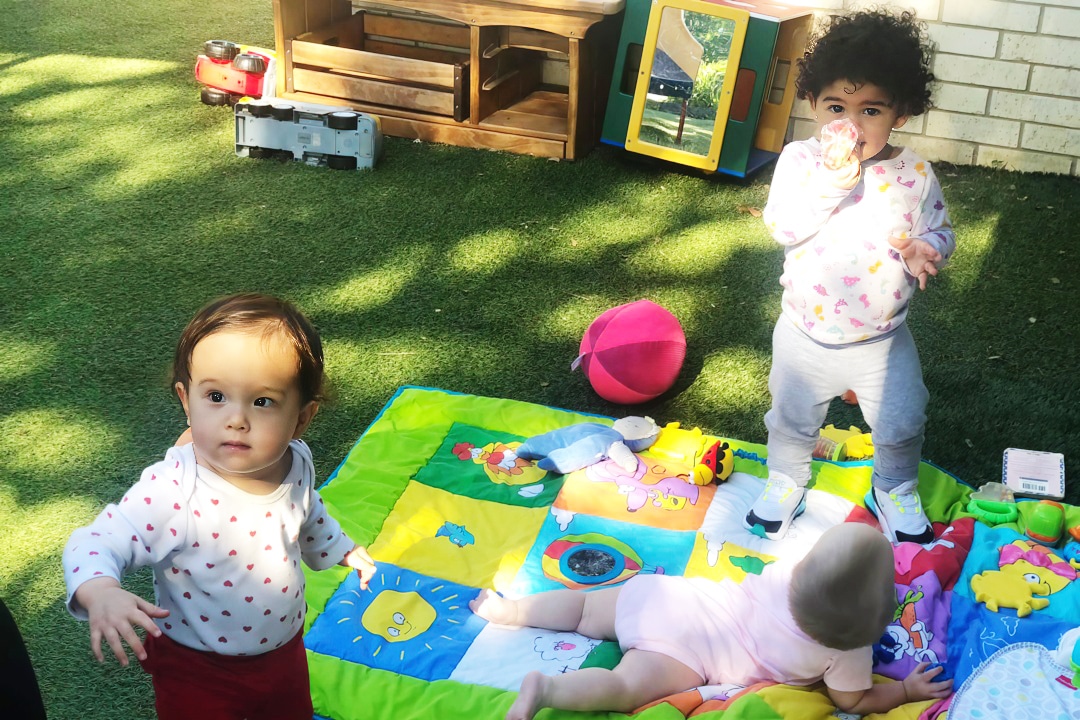 Babies Connect With Nature During Daily Outdoor Play