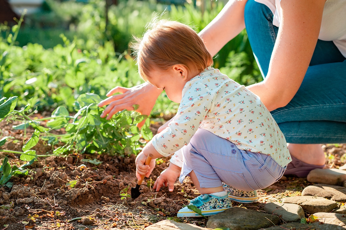 Your Tot Loves Gardening With Tyker Organic Farms