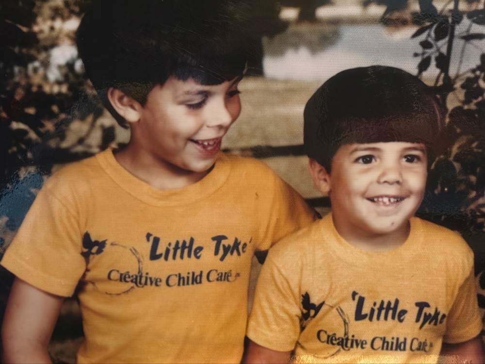 The Little brothers attend kindergarten
